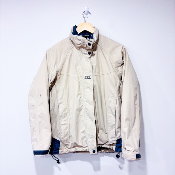HELLY HANSEN – Beige waterproof jacket | Lightweight outdoor coat | Small * - Picture 1 of 11